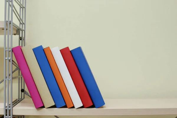 Stack Books Shelf — Stock Photo, Image