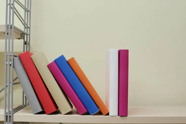 Stapel Boeken Plank — Stockfoto