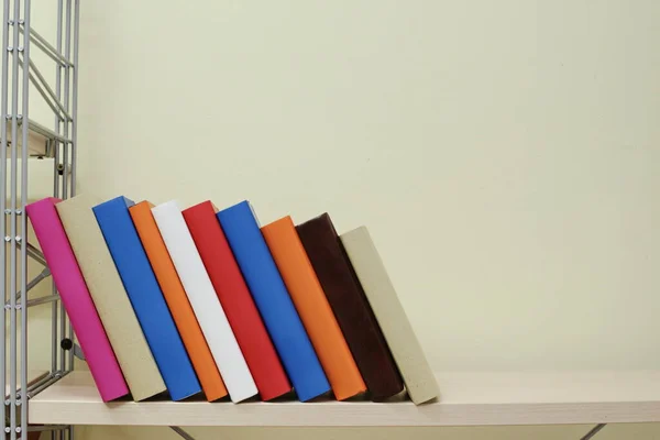 Stack Books Shelf — Stock Photo, Image