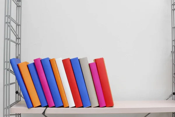 Stack Books Shelf — Stock Photo, Image