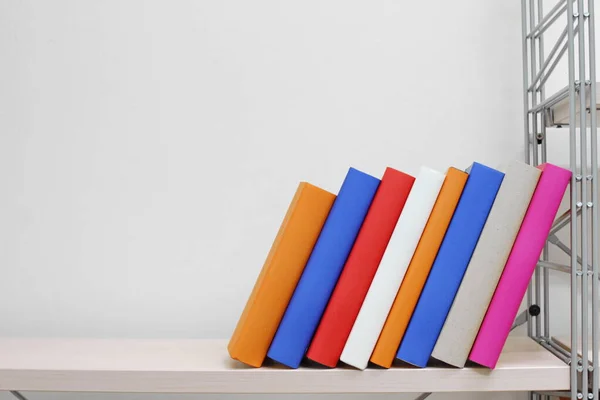 Stack Books Shelf — Stock Photo, Image