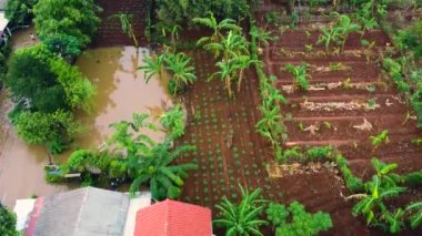 Hava POV Görünümü Sel Gösterimi