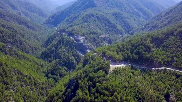Дороги Проходять Через Гірські Долини — стокове відео