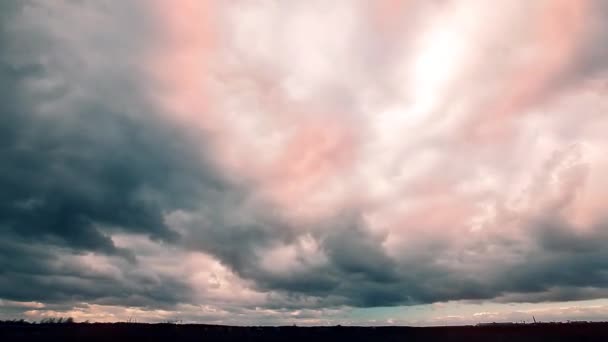 Sky Clouds Időintervallum — Stock videók