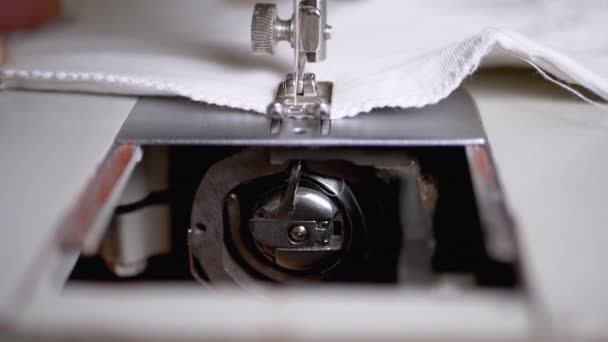 Механізм Функціонування Швейної Машини — стокове відео