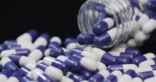 Compresse Mediche Pillole Rotanti Industria Farmaceutica — Video Stock