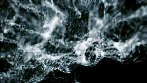 Video Von Aqua Splashing Particles — Stockvideo