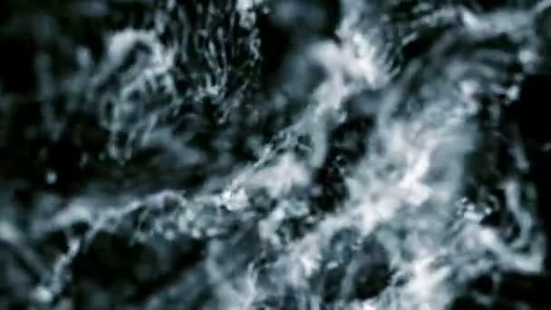 Video Aqua Splashing Particles — Video Stock
