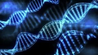 Dijital DNA Tıbbi Arkaplan Döngüleri 