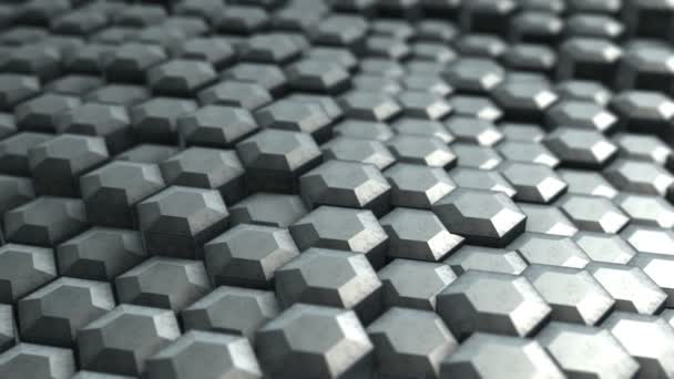 Video Della Collezione Dirty Hexagons — Video Stock