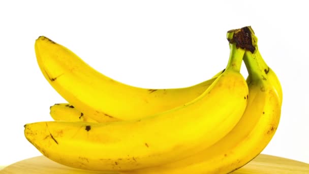 Branch Bananas Rotates — Stok Video