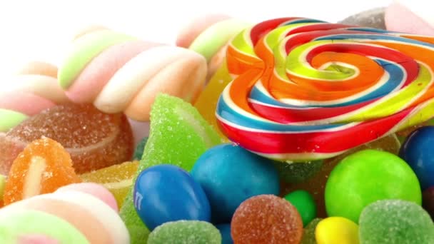 Şeker Tatlı Jöleli Şeker Şeker Şekeri — Stok video