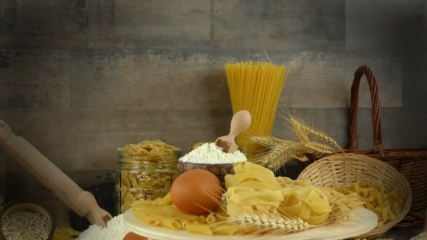 Video Della Pasticceria Maccheroni — Video Stock