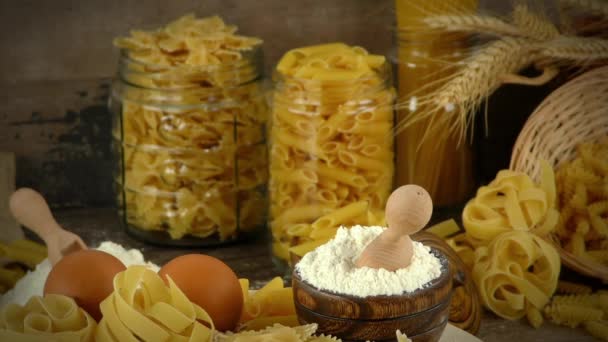 Video Della Pasticceria Maccheroni — Video Stock