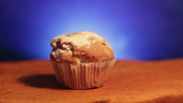 Gâteau Muffin Sucre Poudre — Video