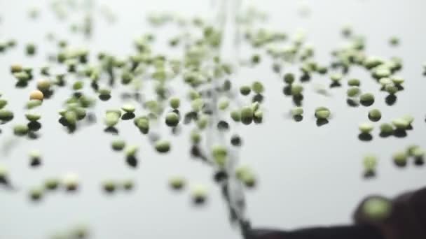 一堆堆绿豆 — 图库视频影像
