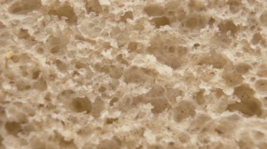 Doğal Organik Gözenekli Ekmek Yapısı, Arka plan Makro Vuruşu