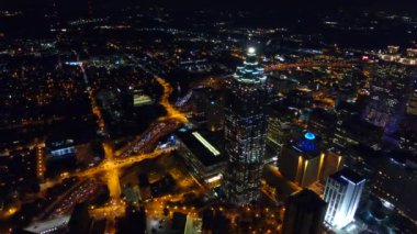 Atlanta 'nın Hava Aracı Gece Görüntüsü