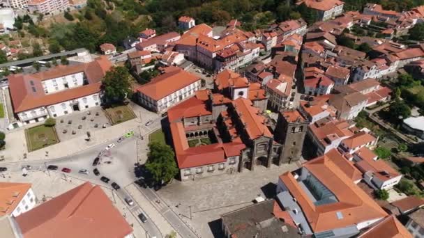 Vue Aérienne Cathédrale Lamego Portugal — Video