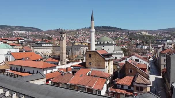 Vista Aérea Cidade Sarajevo Videoclipe