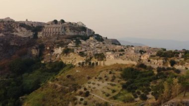 İtalya 'daki Gerace Şehri 