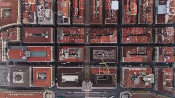 Repülő Utcák Lisszaboni Házak — Stock videók