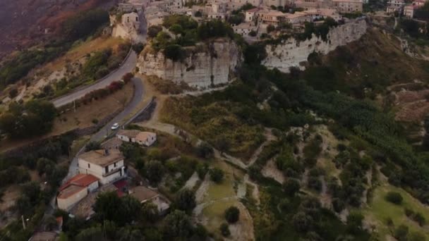 Gerace City Italië — Stockvideo