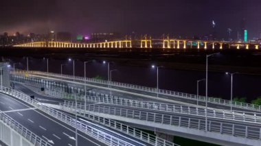 Çin 'deki Amizade Köprüsü' nden Hong Kong Zhuhai Macau Köprüsü
