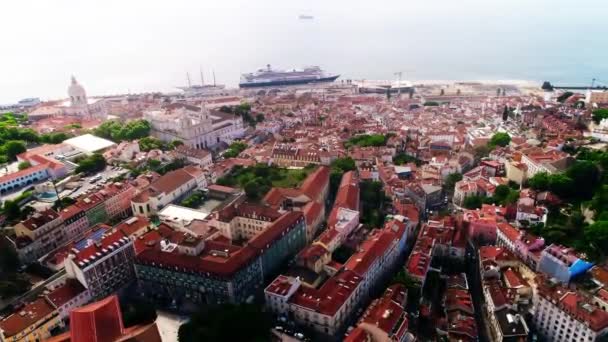 Vídeo Centro Lisboa — Vídeo de Stock