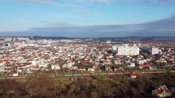 Lviv City Luftaufnahme Ukraine — Stockvideo