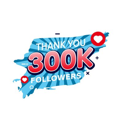 Tasarım Şablonunu İzleyenlere Teşekkür Etme Vektörü