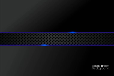 soyut metalik mavi çerçeve düzeni tasarım teknik yenilik kavramı arka plan vektör illüstrasyon kurumsal tasarım şablonu
