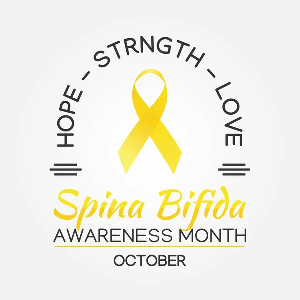 Spina Bifida Ayın Vektör İllüstrasyonu