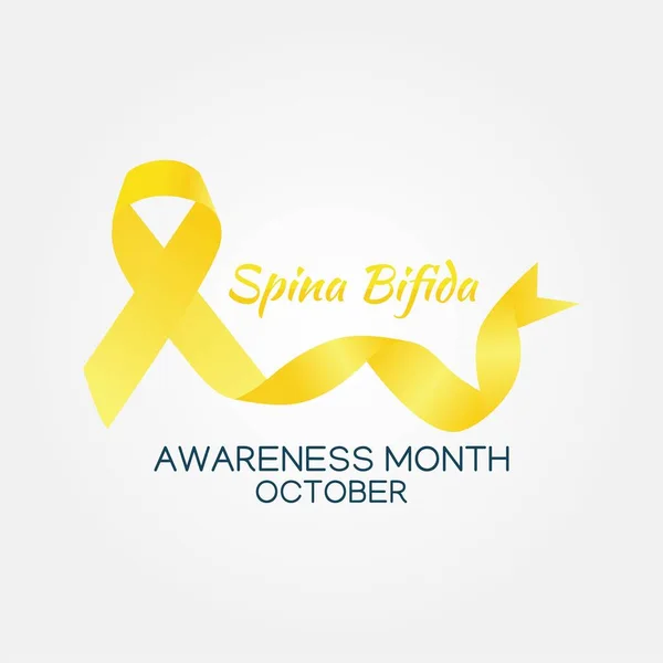 Spina Bifida Awareness Monat Vektor Illustration — Stockvektor