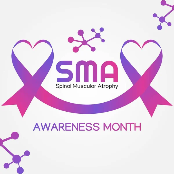 Spinal Muscular Atrophie Awareness Month Vector Illustration Geeignet Für Grußkarte — Stockvektor