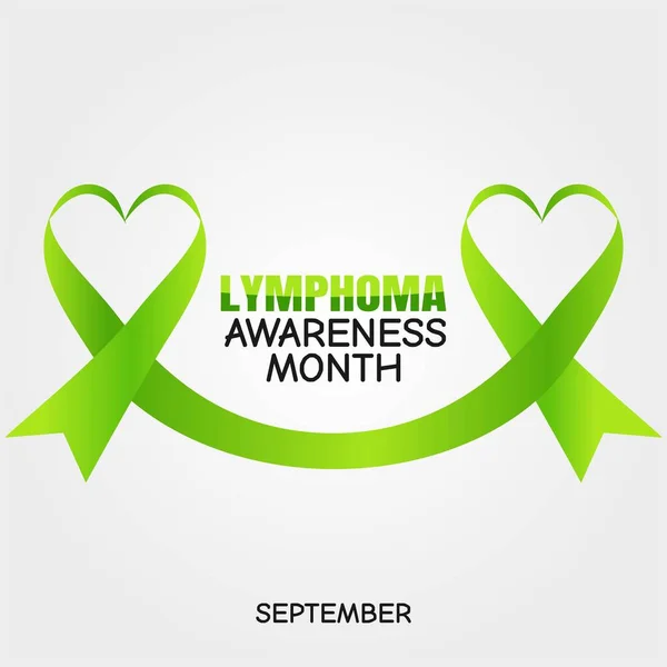 Lymphom Awareness Month Vector Illustration Geeignet Für Grußkarte Poster Und — Stockvektor