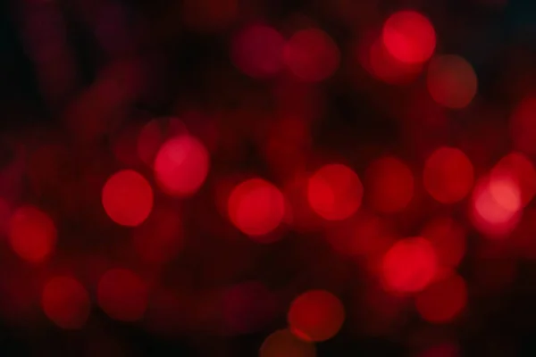 Red Bokeh Black Background Out Focus Red Background Blurry Background — Stock Photo, Image