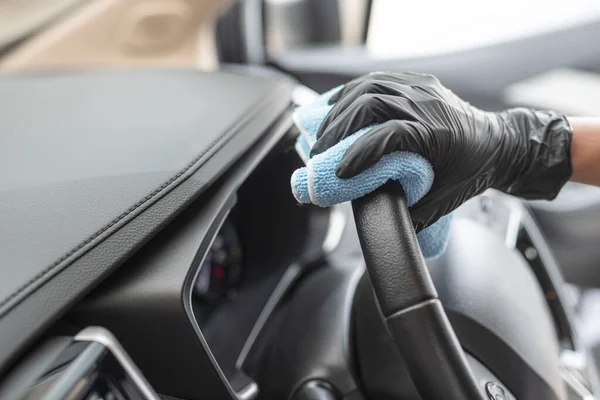 Auto Detailing Car Interior Carwash Service Worker Gloves Cleaning Salon  Stock Photo by ©Nomadsoul1 237651782