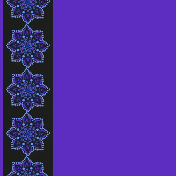 Noktalar, arkaplan, koyu arkaplan üzerindeki kusursuz soyut süslemeler.