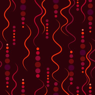 damlalar ve dalgalar pürüzsüz desen