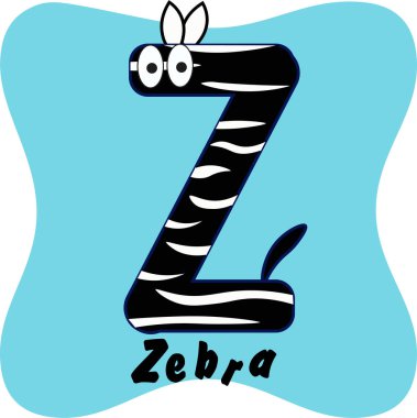 Z harfi çocuk alfabesi