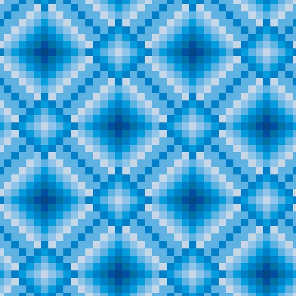 Abstract Naadloos Blauw Patroon — Stockvector