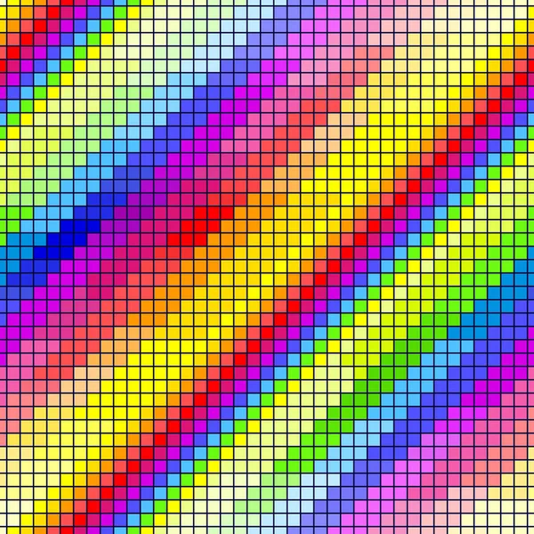 Rainbow Seamless Diagonal Background — Stock Vector