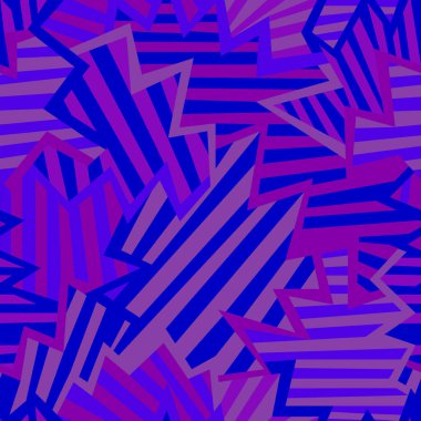 Menekşe zigzag kusursuz desen