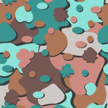 çok renkli noktalar pürüzsüz desen