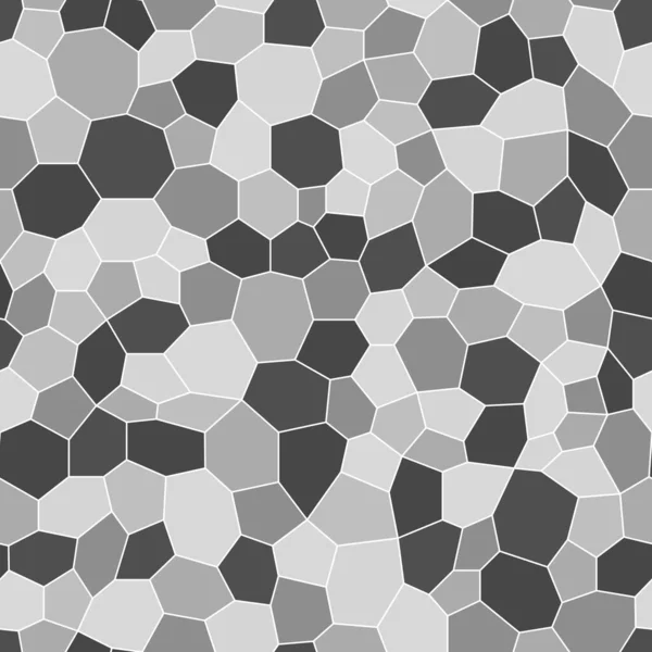 Grey Polygons Seamless Pattern — Stock Vector