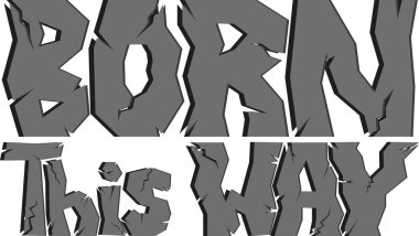 Bu şekilde doğmuş. Yazı.