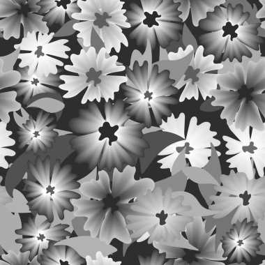 Gri buket pürüzsüz desen