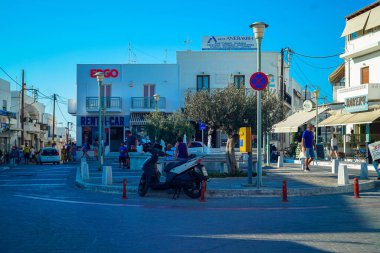 Yunanistan 'ın Naxos adasının ana şehri 
