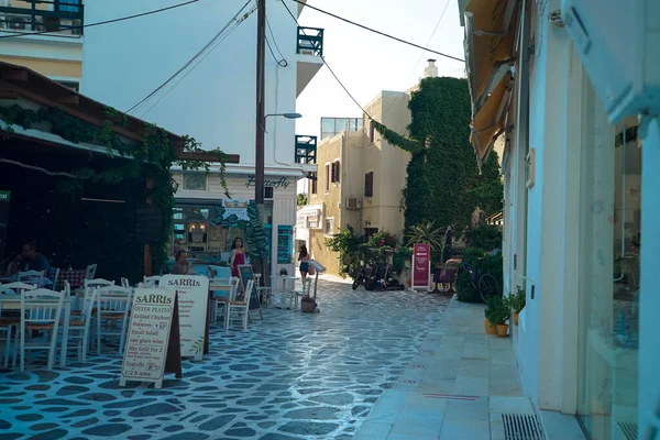 Главный Город Острове Наксос Греция — стоковое фото